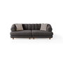 Atelier Del Sofa Gloria - Sofá de 3 Plazas Antracita